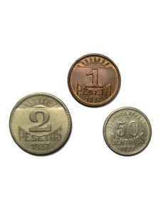 CONSEJO DE ASTURIAS Y LEON 1937 (serie completa) 2