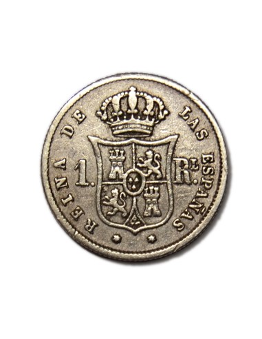 ISABEL II -  1 Real 1859 Madrid
