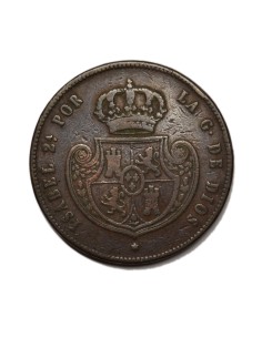 ISABEL II -  1/2 Real 1850 Segovia