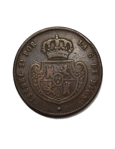 ISABEL II -  1/2 Real 1850 Segovia