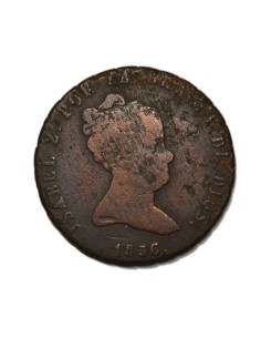 ISABEL II -  8 Maravedís 1836 Jubia