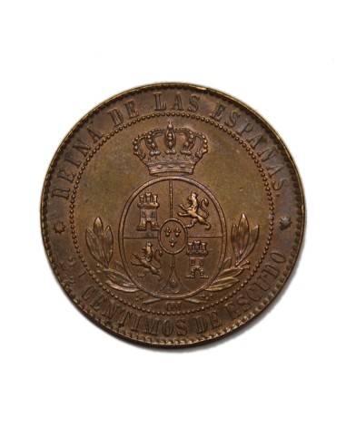 ISABEL II -  2 1/2 Céntimos de Escudo 1867 Barcelona