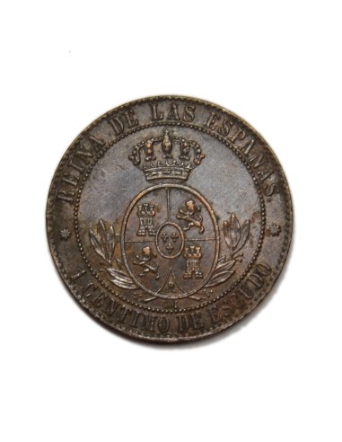 ISABEL II -  1 Céntimo de Escudo 1867 Barcelona