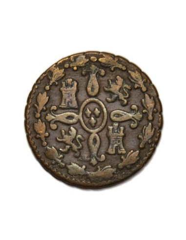 FERNANDO VII - 2 Maravedís  1828 Segovia