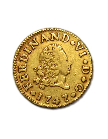 FERNANDO VI - 1/2 Escudo 1747 Madrid