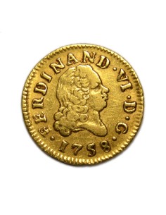 FERNANDO VI - 1/2 Escudo 1758 Madrid