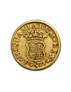 FERNANDO VI - 1/2 Escudo 1747 Sevilla 2