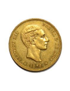 ALFONSO XII - 25 Pesetas 1876 * 18-76