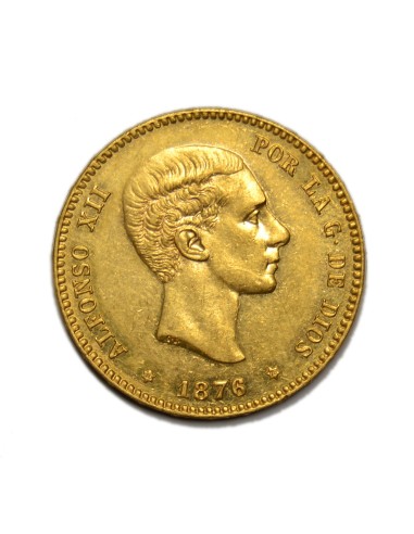 ALFONSO XII - 25 Pesetas 1876 * 18-76