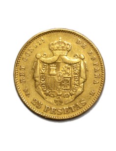 ALFONSO XII - 25 Pesetas 1878 * 18-78 2