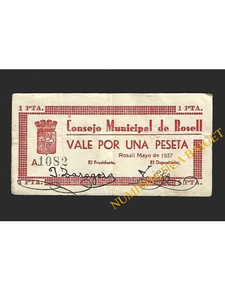 ROSELL (Castellón) - 1 peseta