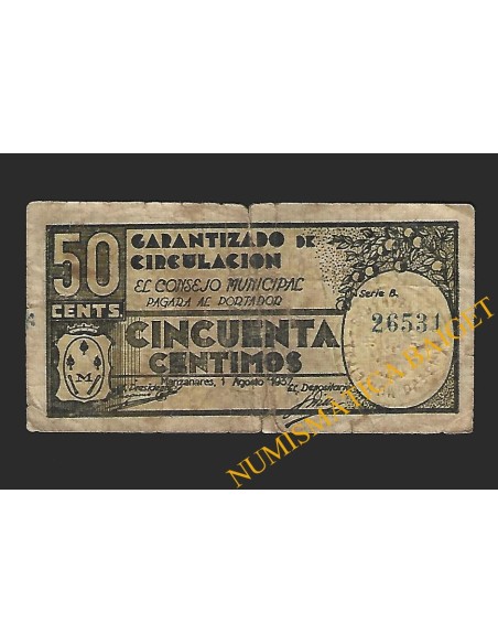 MANZANARES (Ciudad Real) - 50 céntimos