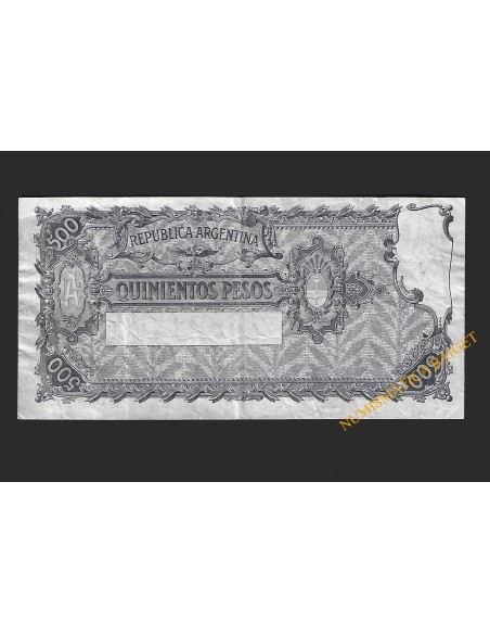 ARGENTINA 500 PESOS 1897