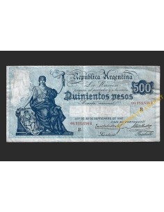 ARGENTINA 500 PESOS 1897