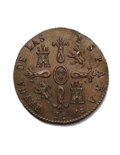 ISABEL II - 8 Maravedís 1849 Jubia 2