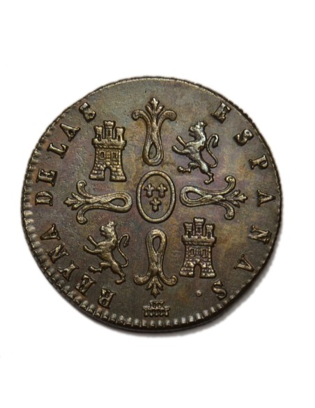 ISABEL II - 8 Maravedís 1840 Segovia