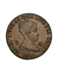 ISABEL II - 8 Maravedís 1846 Segovia