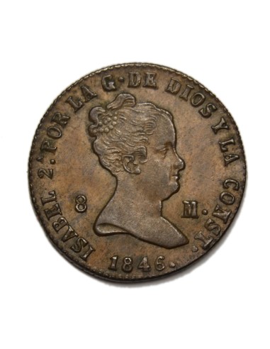 ISABEL II - 8 Maravedís 1846 Segovia