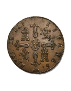 ISABEL II - 8 Maravedís 1846 Segovia 2