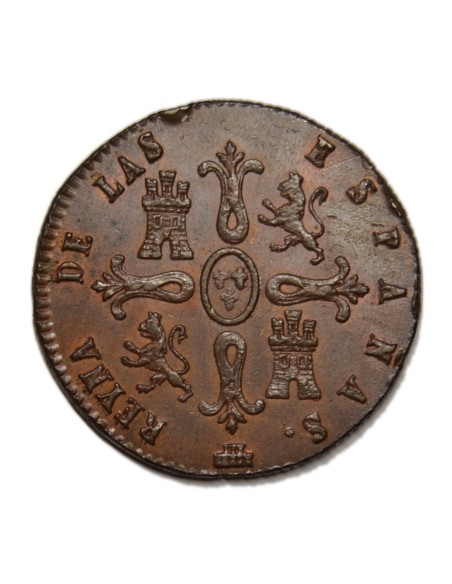 ISABEL II - 8 Maravedís 1848 Segovia
