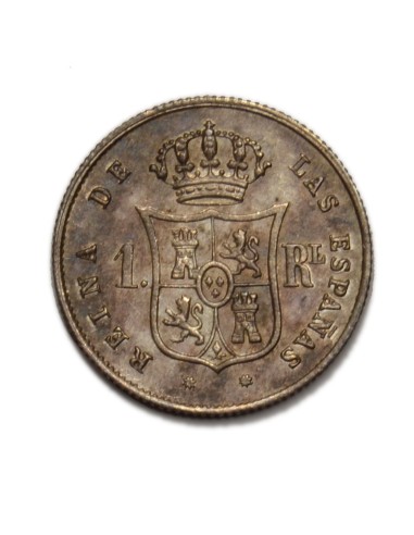 ISABEL II - 1 Real 1860 Barcelona