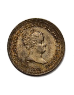 ISABEL II - 1 Real 1838 Madrid