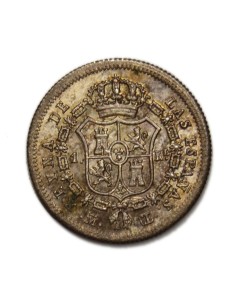 ISABEL II - 1 Real 1838 Madrid 2