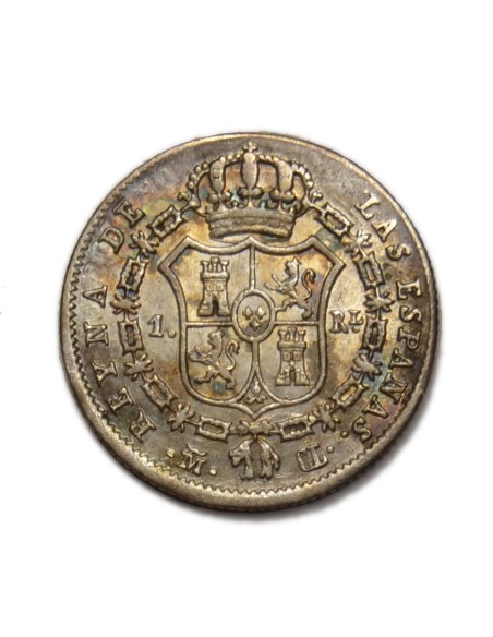 ISABEL II - 1 Real 1839 Madrid