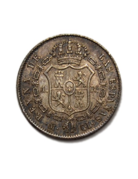 ISABEL II - 1 Real 1845 Madrid