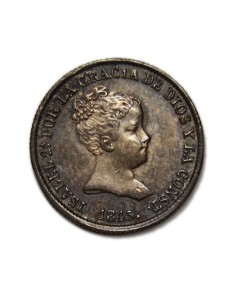 ISABEL II - 1 Real 1845 Madrid