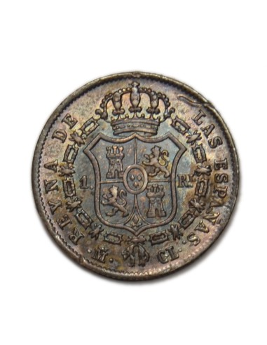 ISABEL II - 1 Real 1848 Madrid