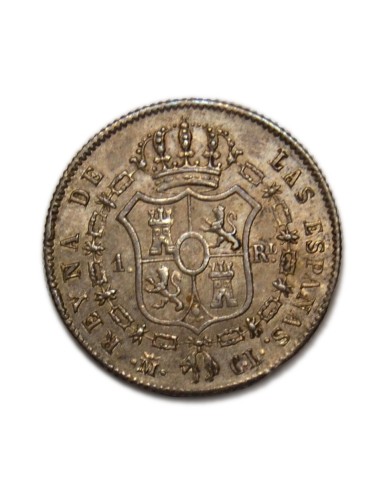 ISABEL II - 1 Real 1849 Madrid