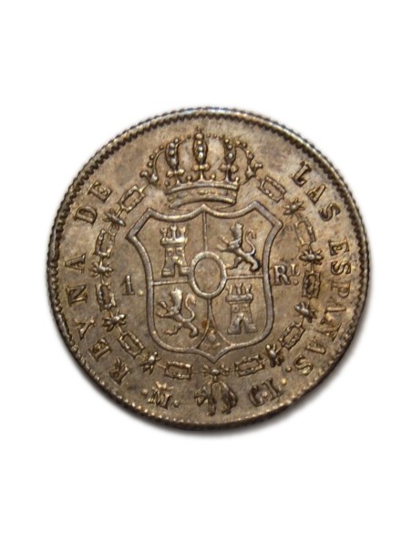 ISABEL II - 1 Real 1849 Madrid