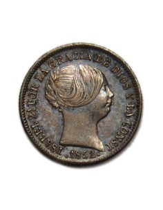ISABEL II - 1 Real 1852 Madrid