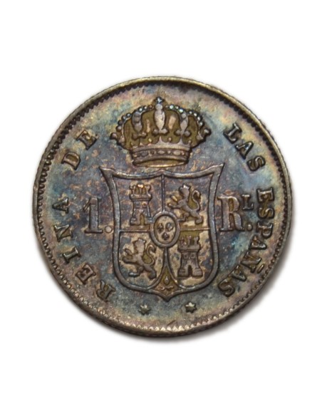 ISABEL II - 1 Real 1852 Madrid