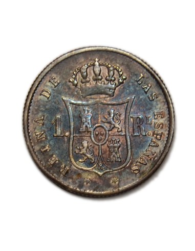 ISABEL II - 1 Real 1853 Madrid