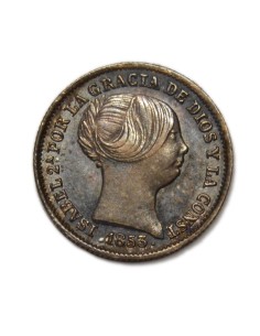 ISABEL II - 1 Real 1853 Madrid