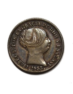 ISABEL II - 2 Reales 1855 Madrid