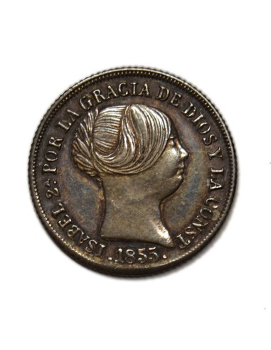 ISABEL II - 2 Reales 1855 Madrid