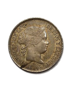 ISABEL II - 2 Reales 1861 Madrid