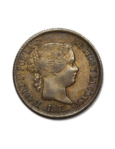 ISABEL II - 2 Reales 1862 Madrid
