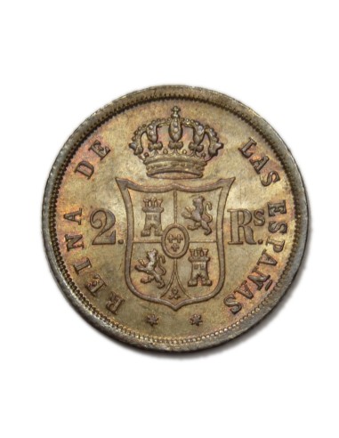 ISABEL II - 2 Reales 1862 Madrid