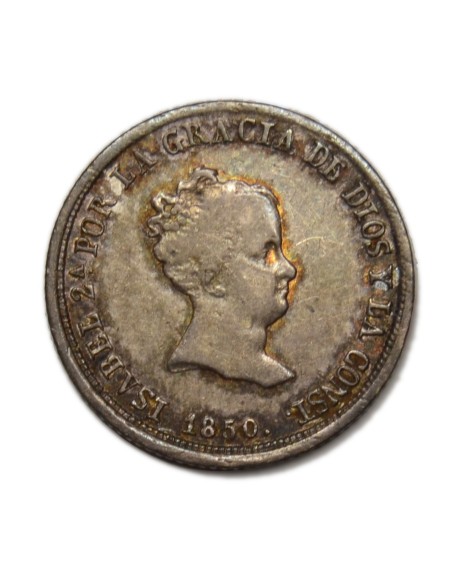 ISABEL II -2 Reales 1850 Sevilla