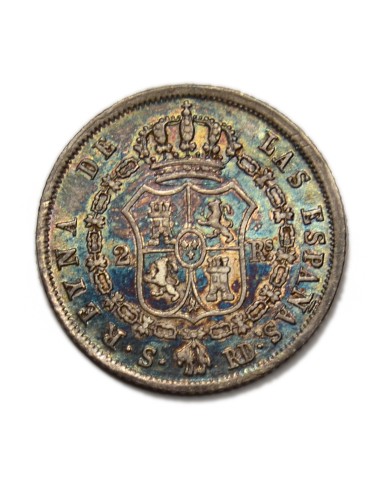ISABEL II -2 Reales 1850 Sevilla