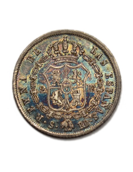 ISABEL II -2 Reales 1850 Sevilla