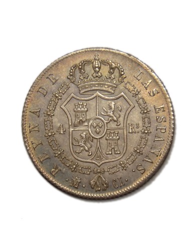 ISABEL II - 4 Reales 1849 Madrid