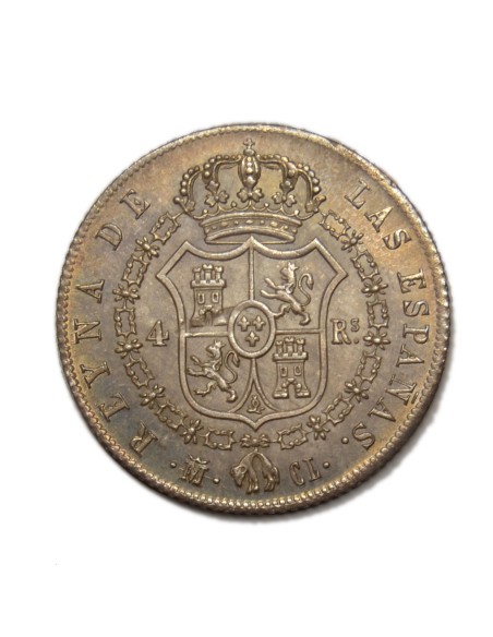 ISABEL II - 4 Reales 1849 Madrid