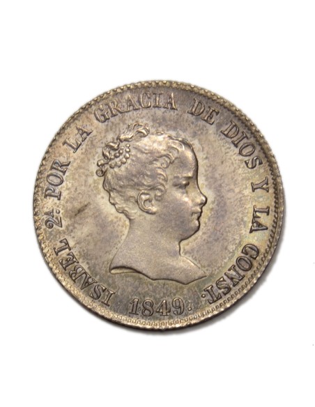 ISABEL II - 4 Reales 1849 Madrid