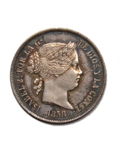 ISABEL II - 4 Reales 1858 Madrid