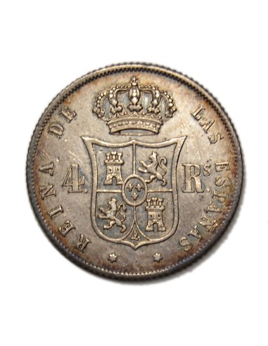 ISABEL II - 4 Reales 1858 Madrid
